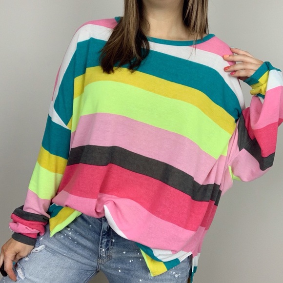 On The Horizon Striped Pullover - Picture 7 of 8
